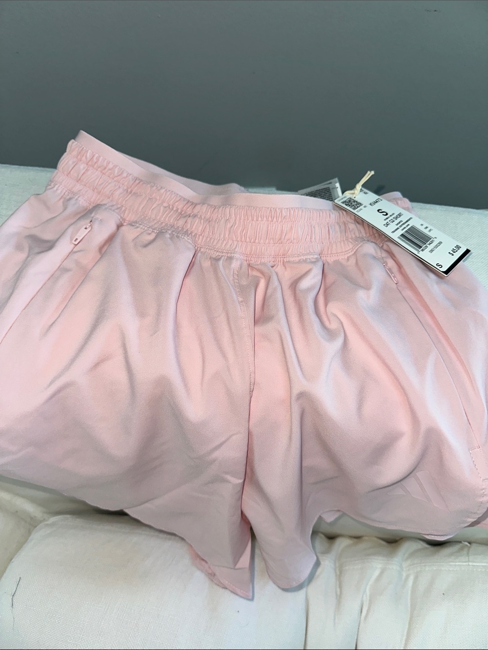 adidas Light Pink Athletic Shorts